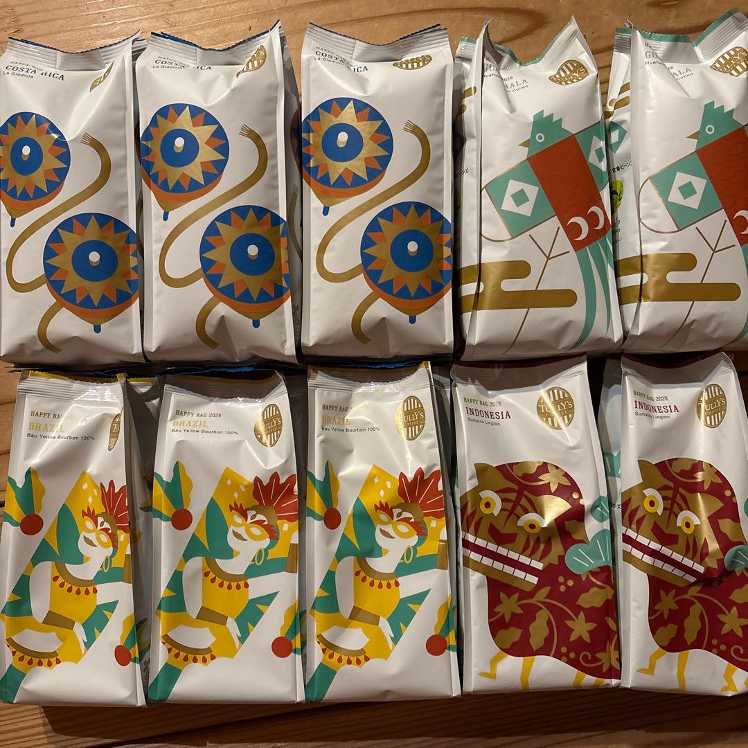 【未開封】タリーズ　コーヒー　2026 福袋 コーヒー豆　&粉　10点　セット