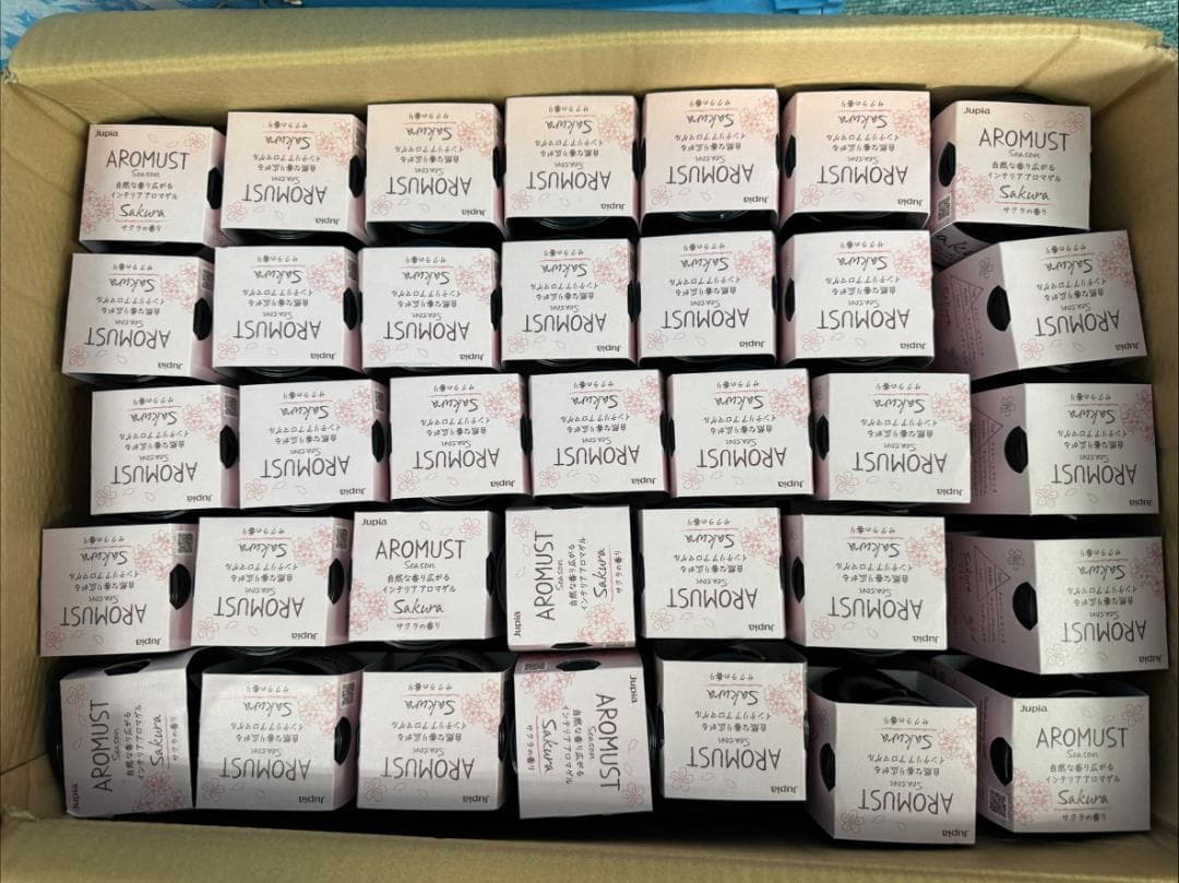 AROMUST SAKURA サクラの香り インテリアアロマゲル 70個