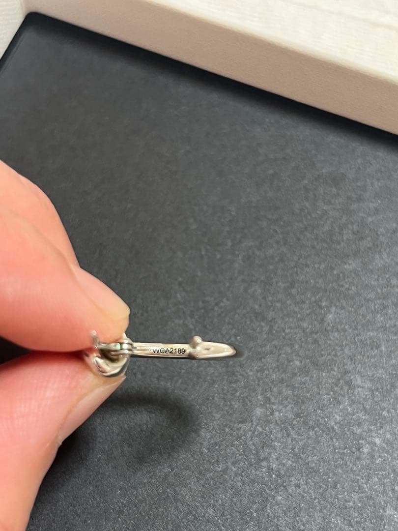 【5/26限定】CELINE セリーヌ ノットスモールフープピアス シルバー