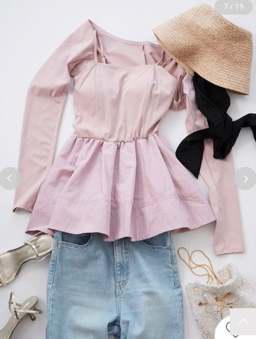 【新品未使用】リリーブラウン 3ピーススウィムウェア（ピンク） 水着 レディース