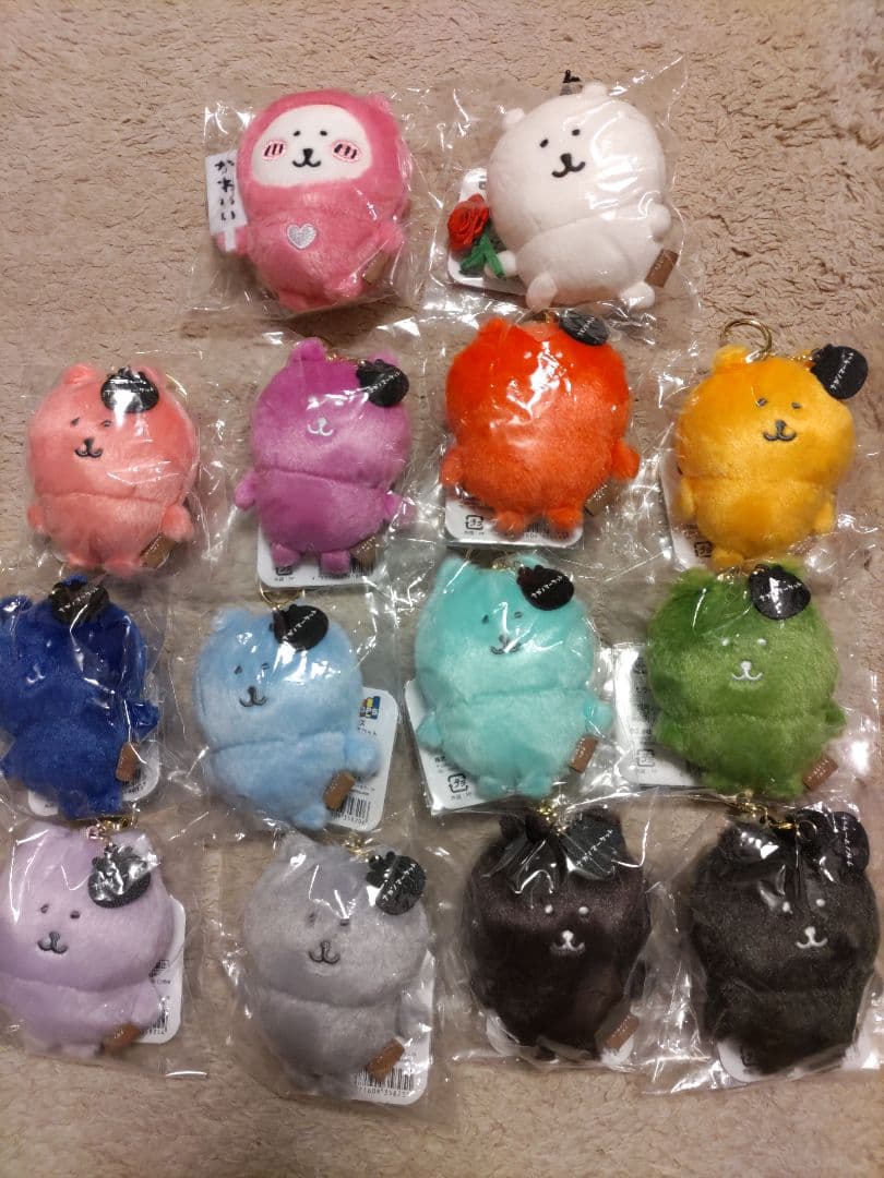 ナガノのくま カラーマスコット 12色コンプ＋ かわいい＆ローズ 14種