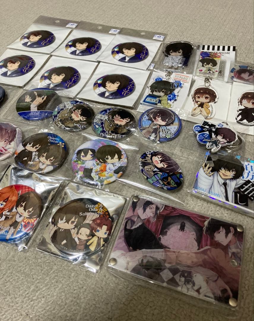 ま*可様 文豪ストレイドッグス　太宰治　缶バッジ　まとめ売り