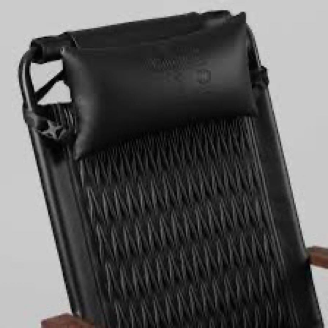 GAHGA GAHTOPIA ハイバック チェア本体　張替シート&肘掛　黒刺繍