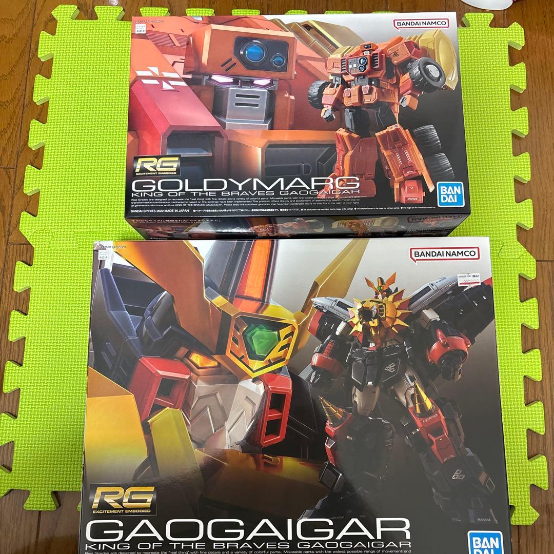 【未開封2点セット】RG ガオガイガー & ゴルディーマーグセット