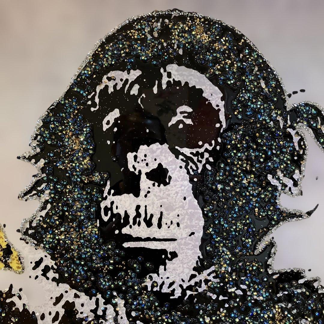 ❤️美品❤️アートパネル　バンクシー チンパンジーとバナナ