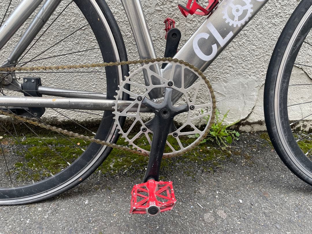 手渡し希望 ピストバイク カスタム 700C シングルギア ドロップハンドル