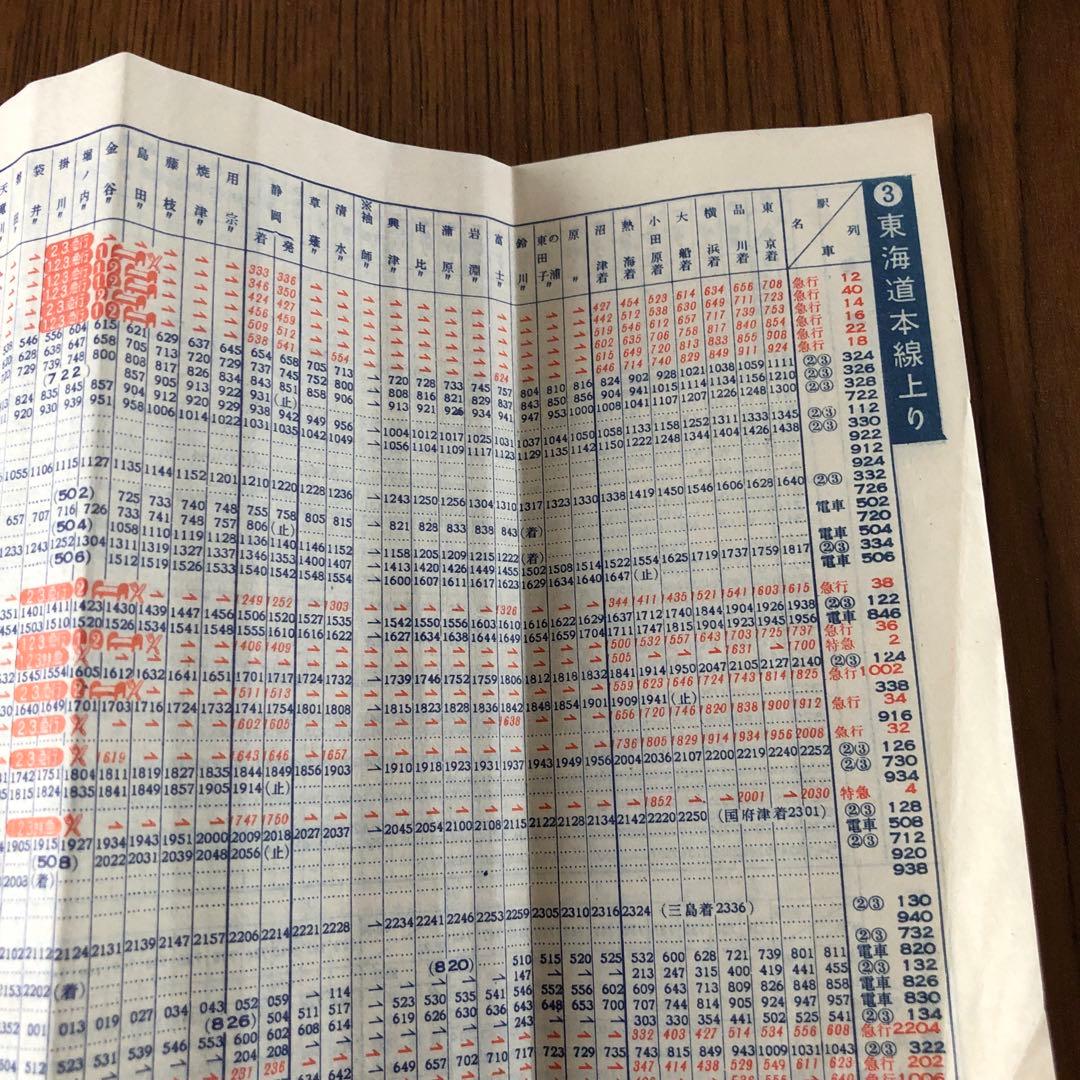 【時刻表】1955年東海道＊飯田＊関西＊中央＊北陸＊近鉄＊名鉄