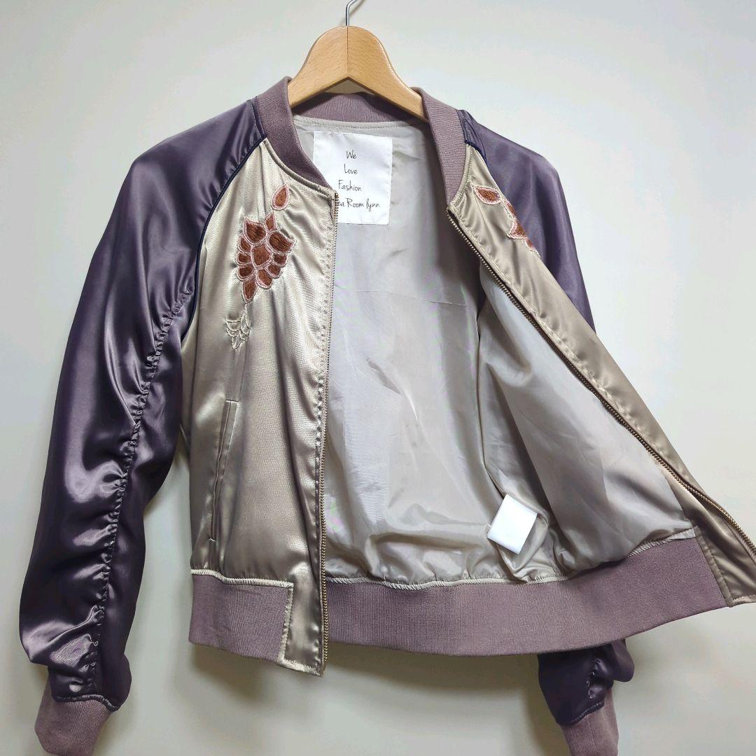 ★ SeaRoomlynn 刺繍 ストレッチ スカジャン ブルゾン