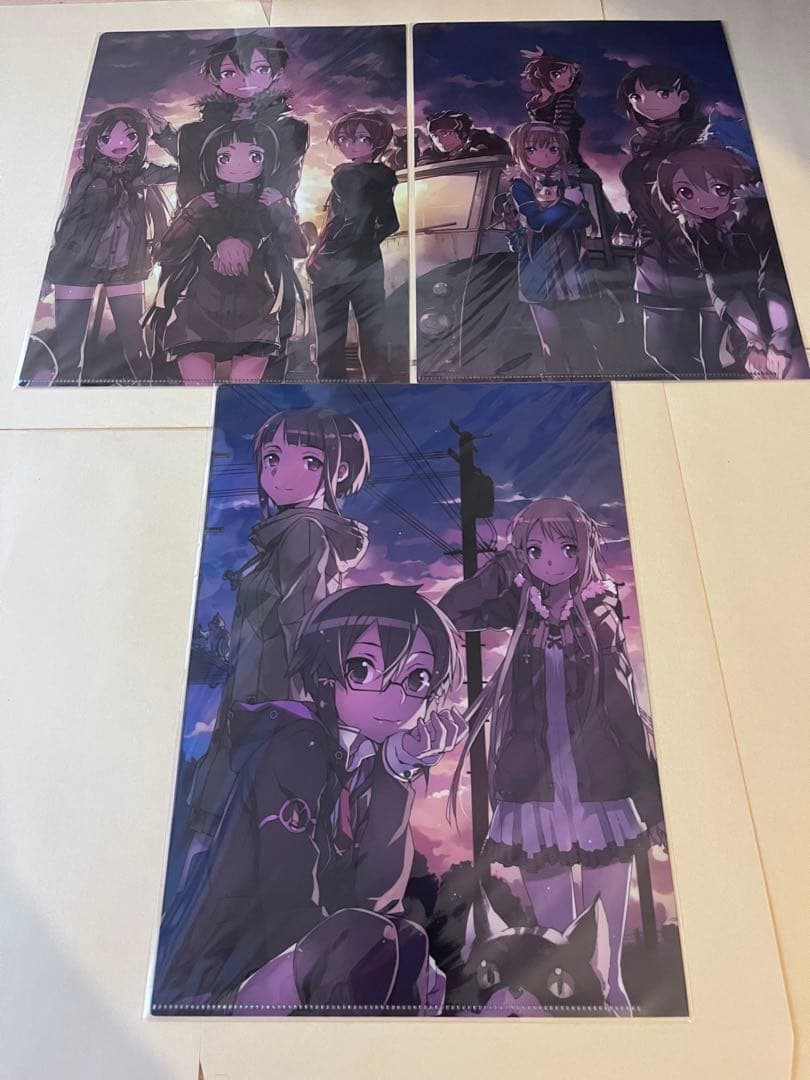 ソードアート・オンライン 希少クリアファイル85枚セット