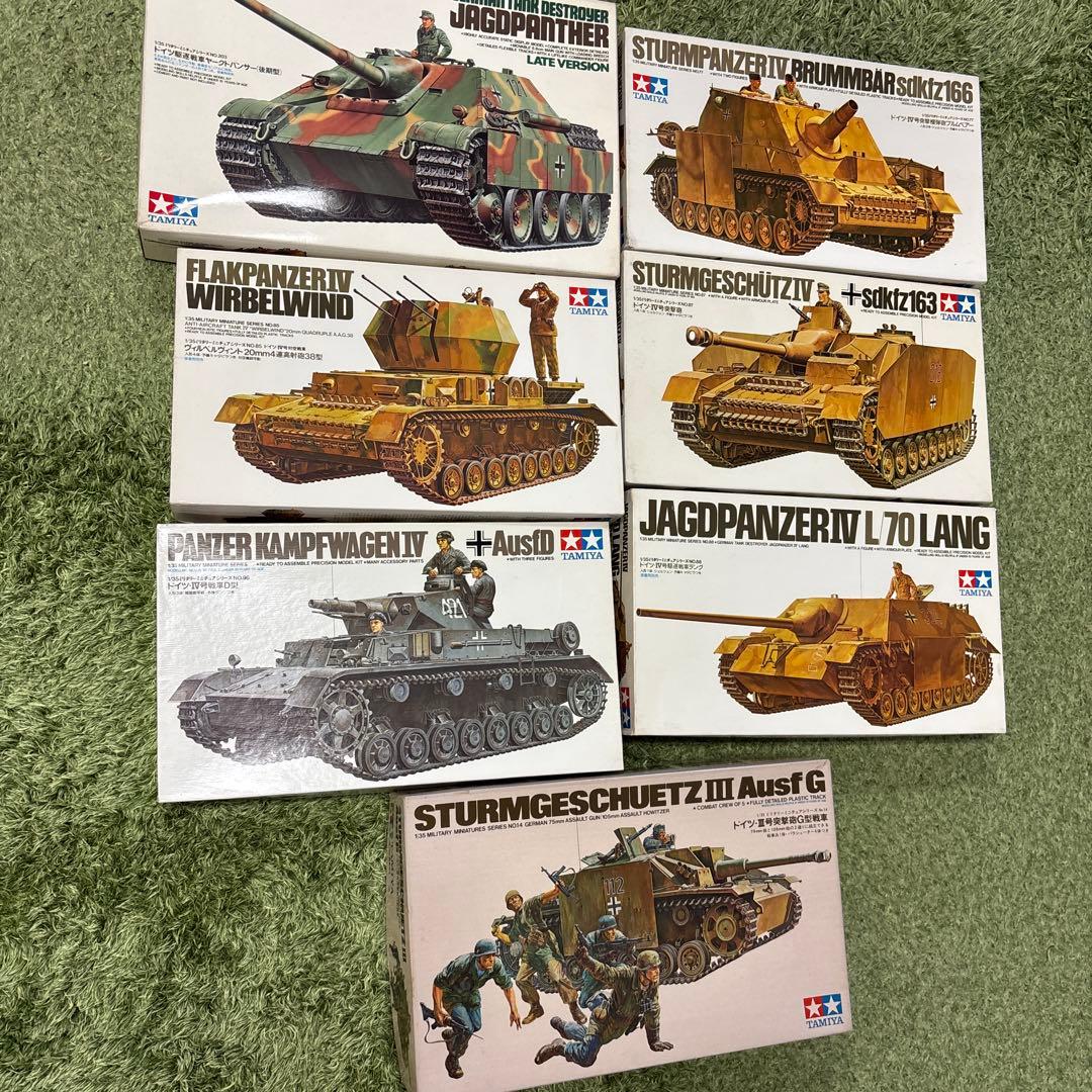 TAMIYA プラモデル 戦車7点セット　まとめ売り　A27