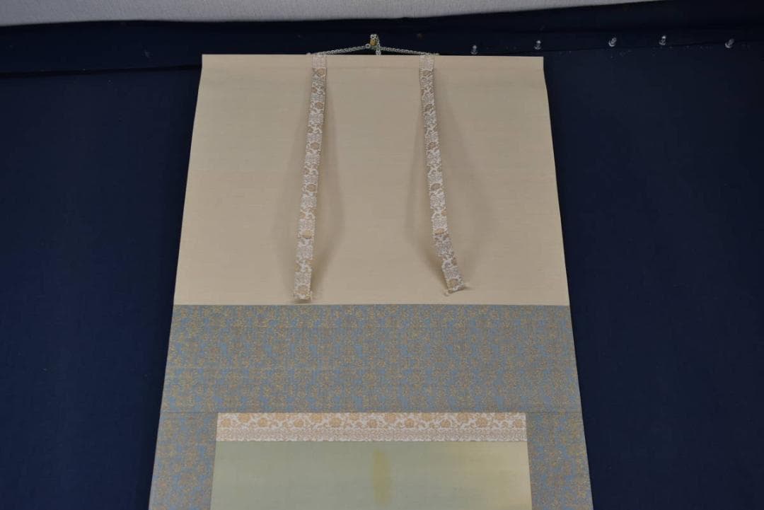 【真作】三宅凰白/能楽/羽衣図/掛軸/名家伝来/Z-987