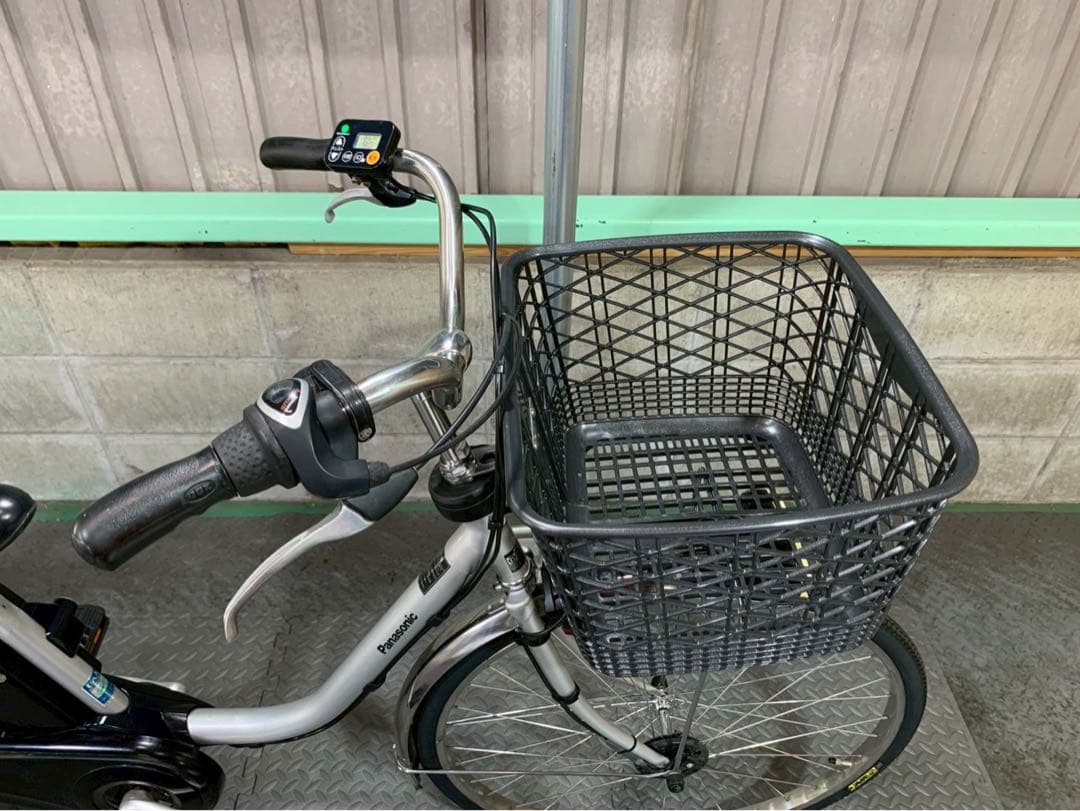 電動自転車　パナソニック　ビビDX 26インチ シルバー　№6114