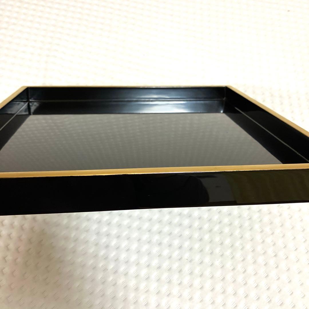 輪島塗　漆塗　懐石膳　折敷膳　角盆　四方膳　茶道具　御膳　茶懐石