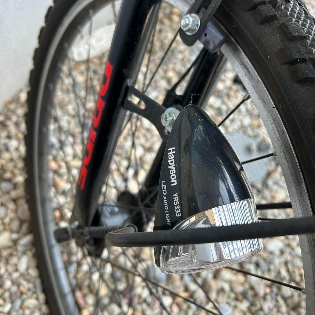 【送料込み】子ども用自転車 26インチ ブラック 《使用期間》約1年3ヶ月