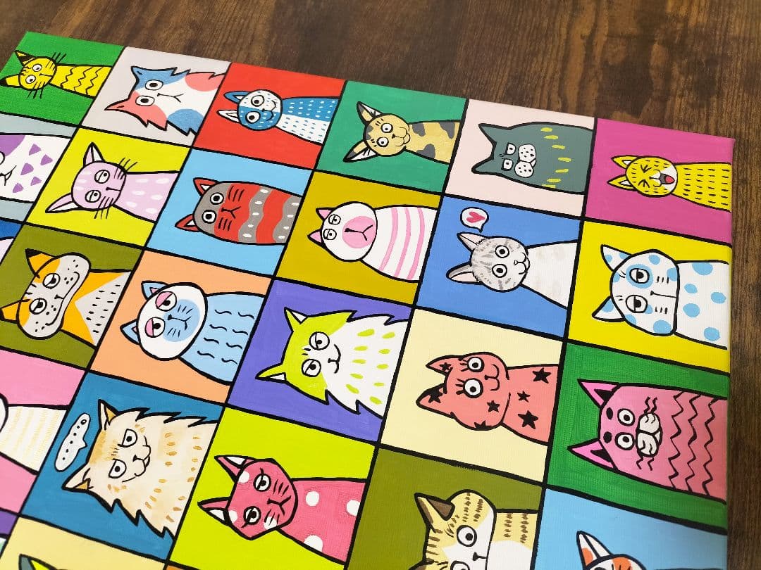 さとみん様　F6 原画　アクリル画