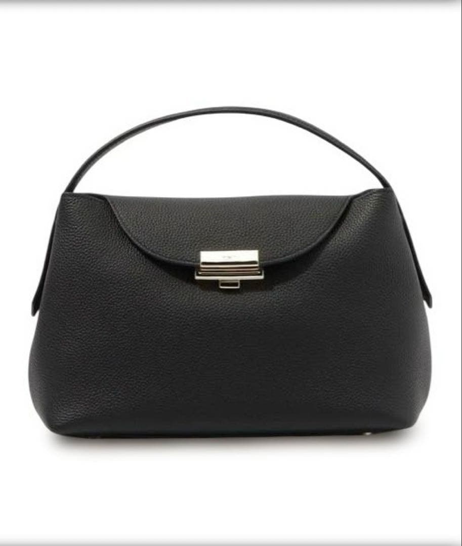 PUNTI. MAGNOLIA ハンドバッグ ブラック