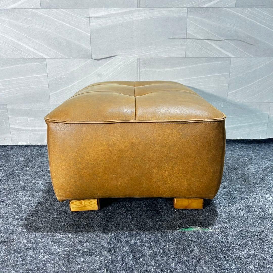 クラッシュゲート ソファ スツール SLTオーカー 革張り 家具 d4715