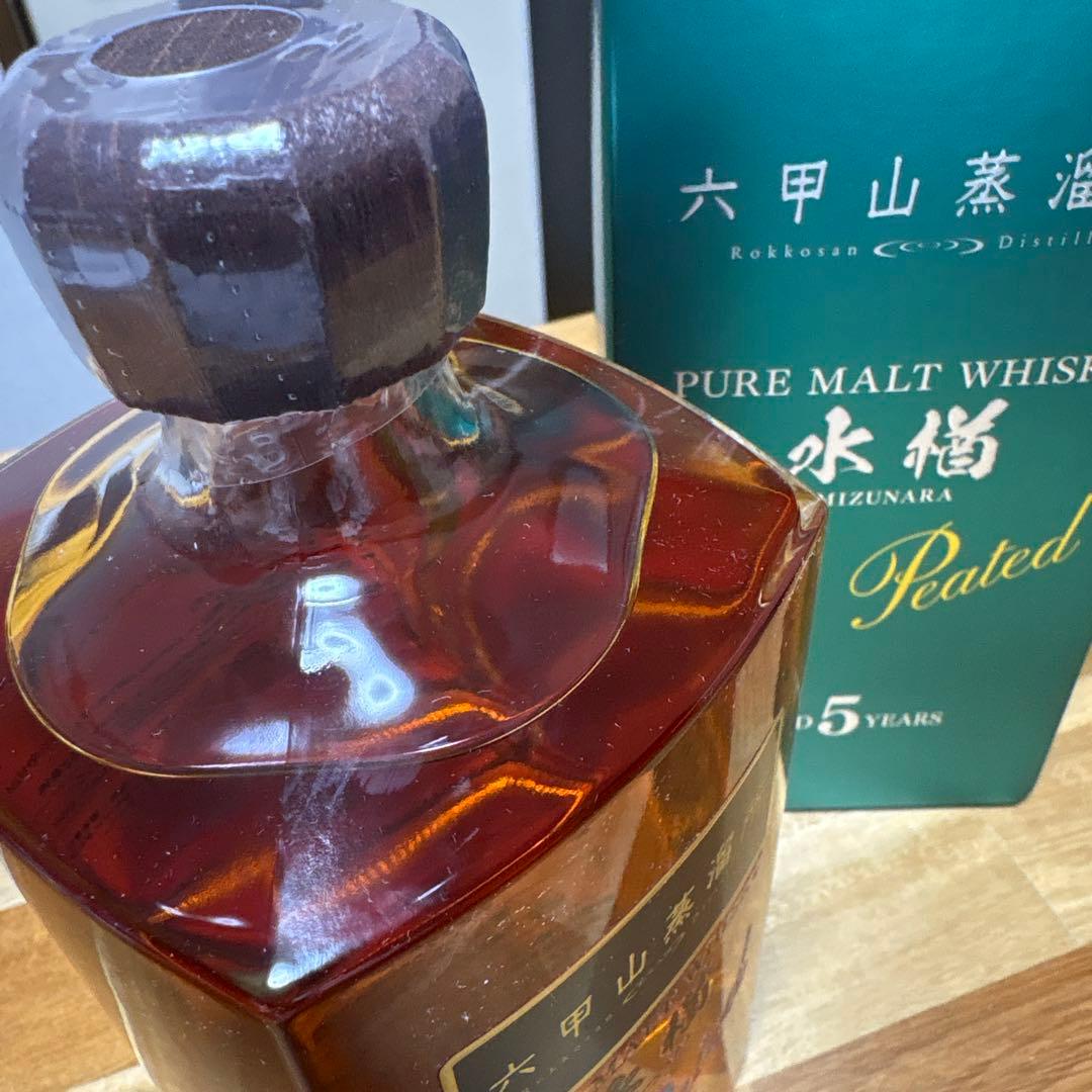 六甲山蒸溜所 水楢 Peated 720ml 42%