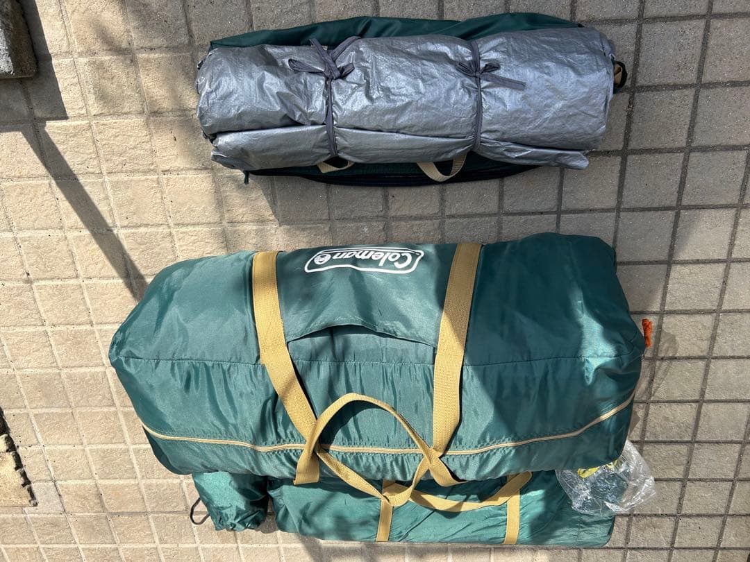 コールマン Coleman 2ルームハウステント グリーン/ベージュ