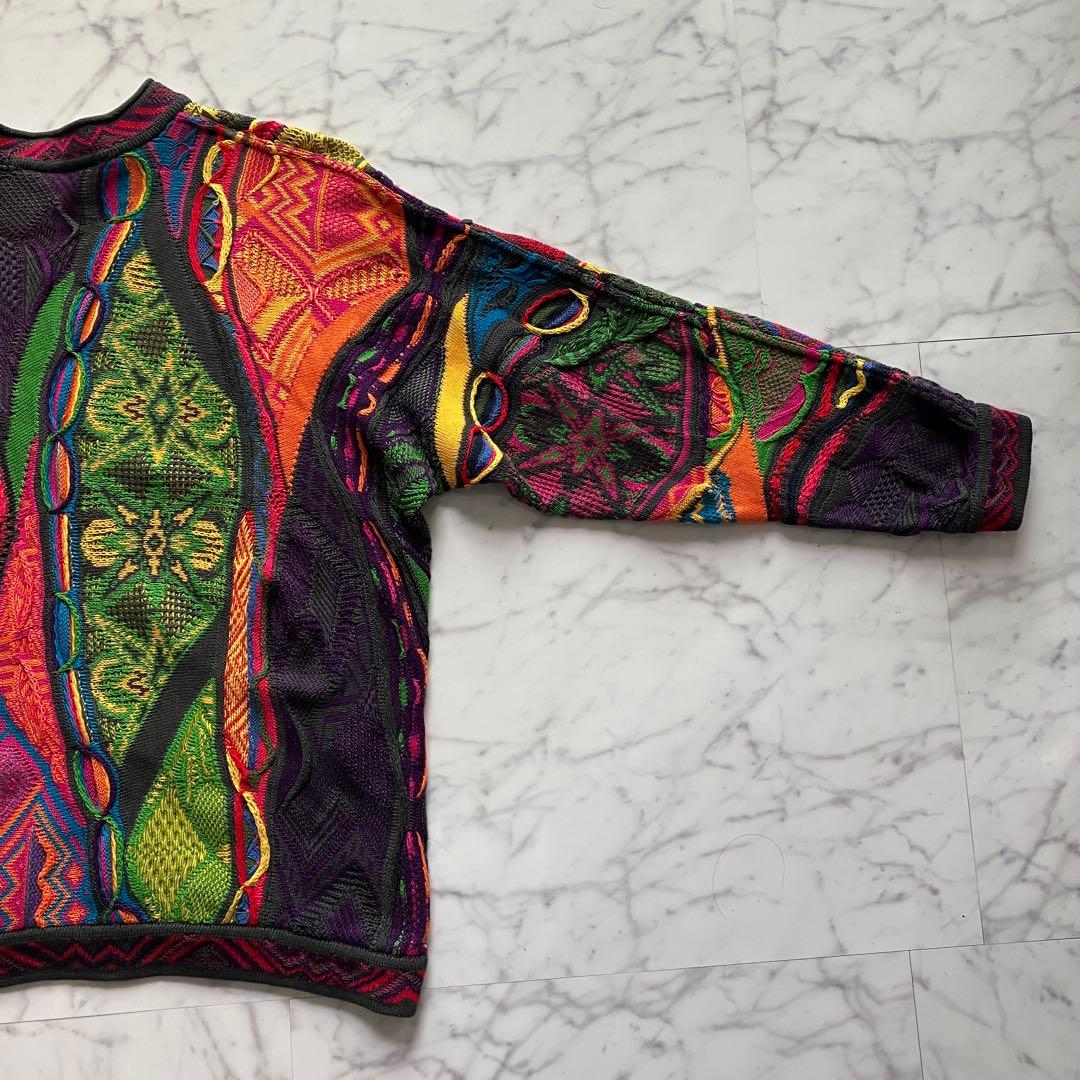 COOGI 3Dニット セーター 白タグ コットン100% オーストラリア製