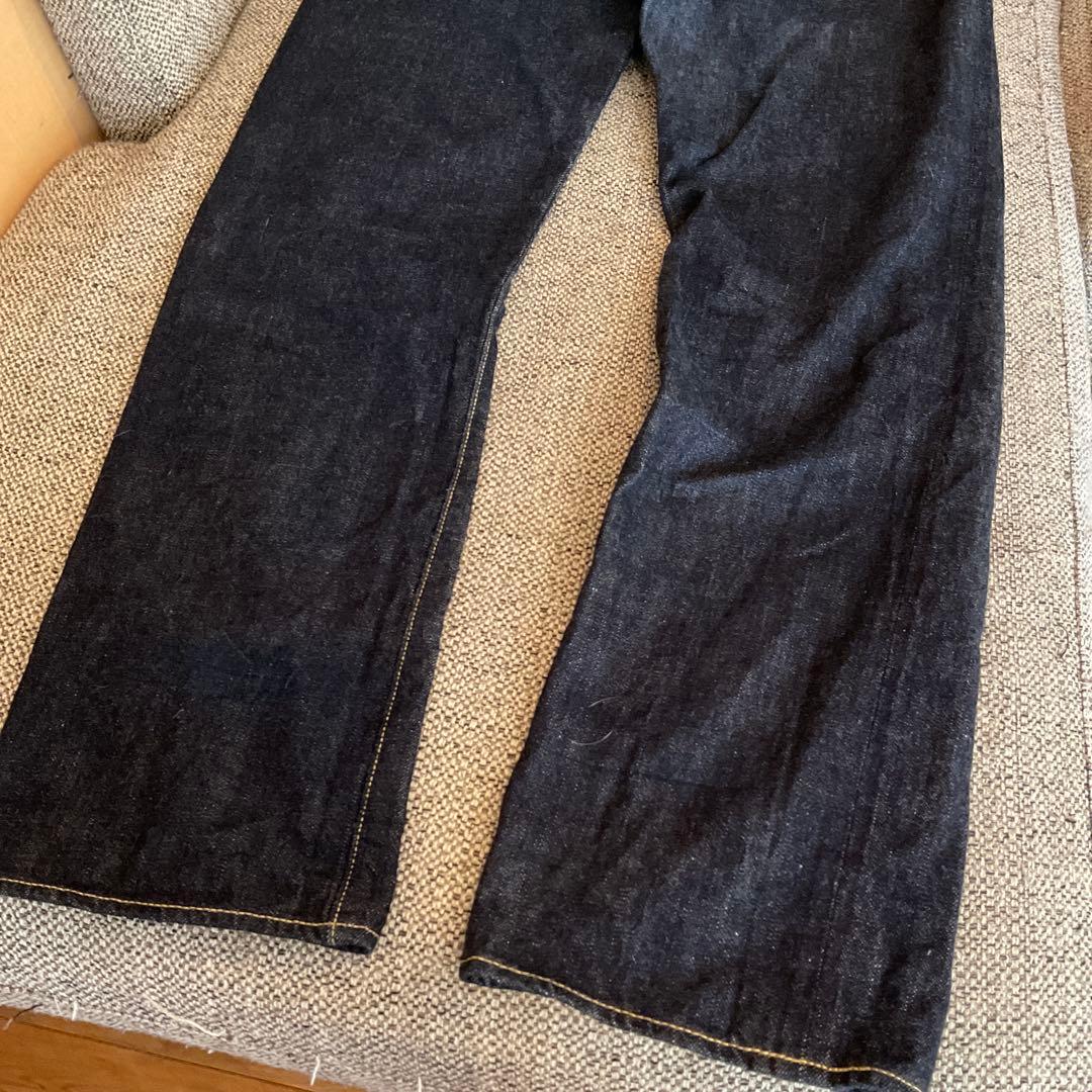 ク*ん様 WAREHOUSE 1001XX　W34　ウェアハウス　黒パッチ　限定