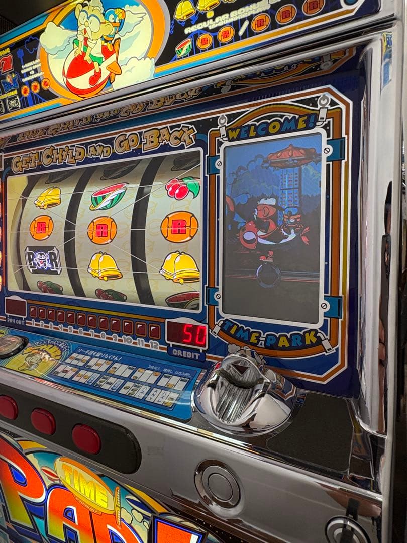 送料込み タイムパーク パチスロ 4号機 実機 山佐 スロット