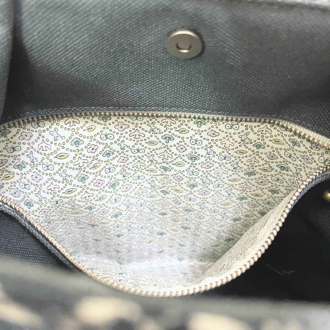 ミナペルホネン　ハンドメイド　ショルダーバッグ　forest tile