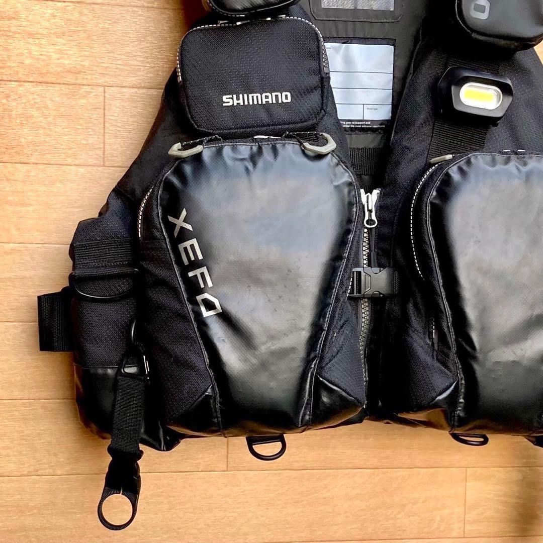 シマノ XEFO サーフトリッパーベスト フローティングベスト ダブルポーチ