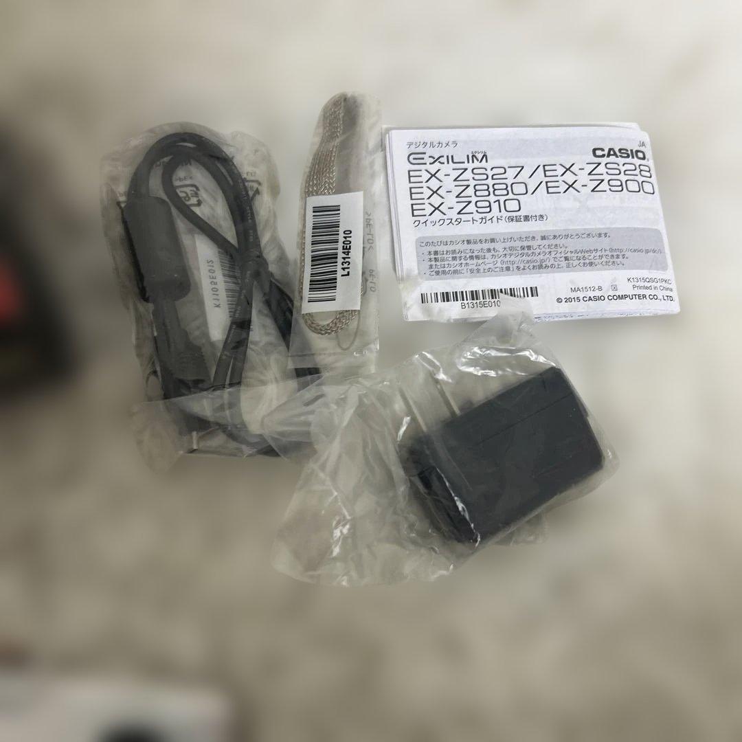 【未使用級】CASIO カシオ EXILIM EX-ZS28 付属品完備