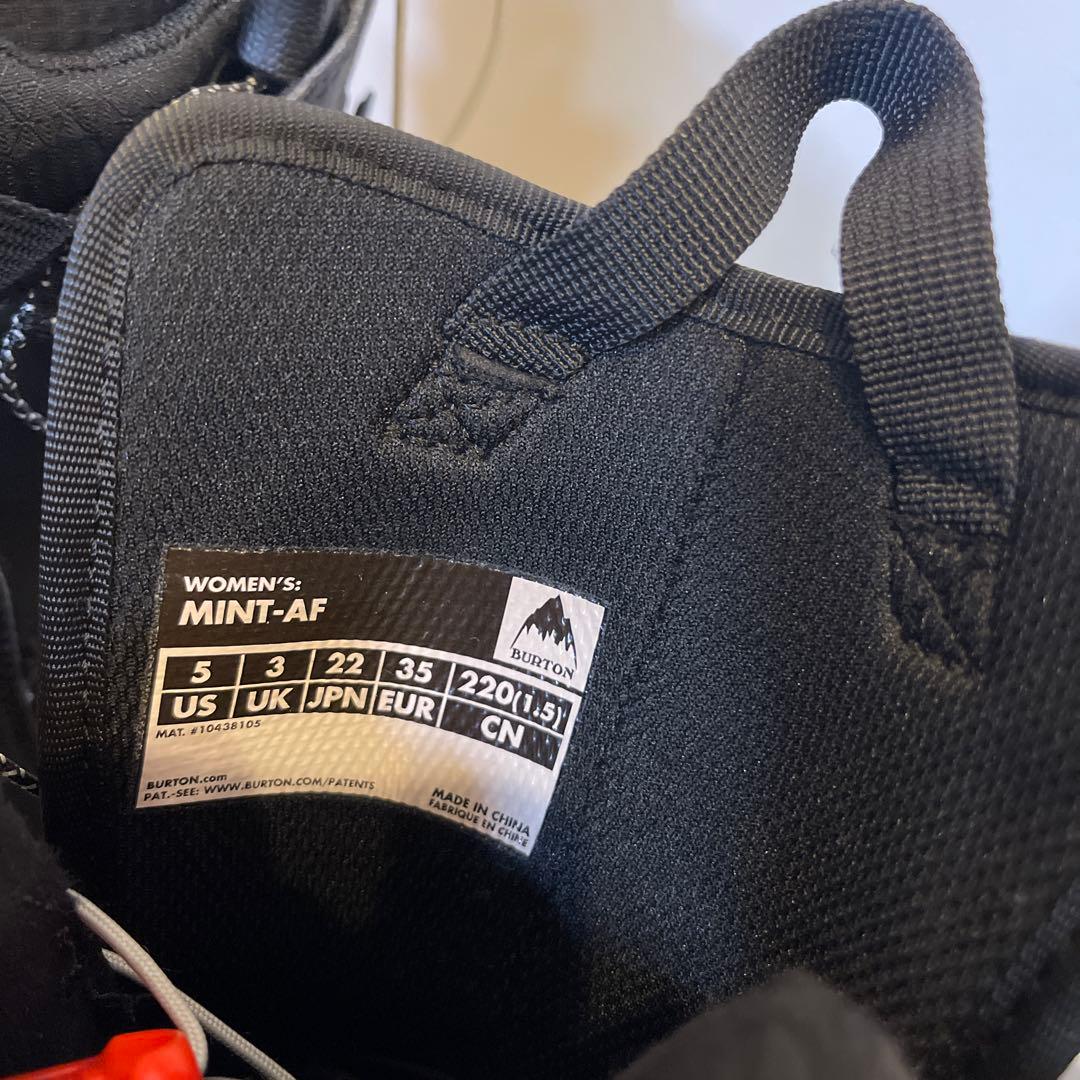 【美品】バートン　スノーボードブーツ　22cm