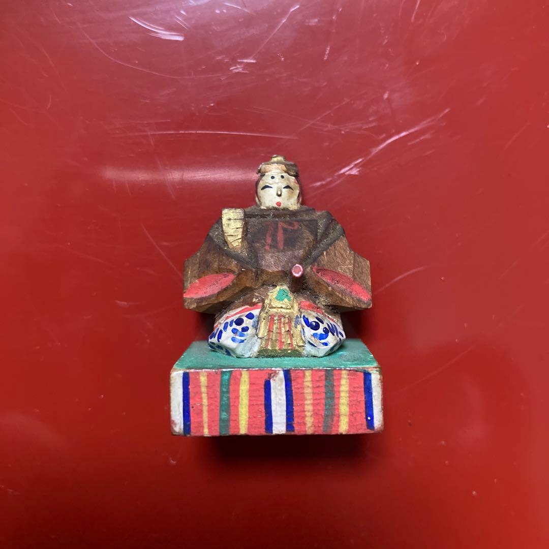 雛人形　一刀彫