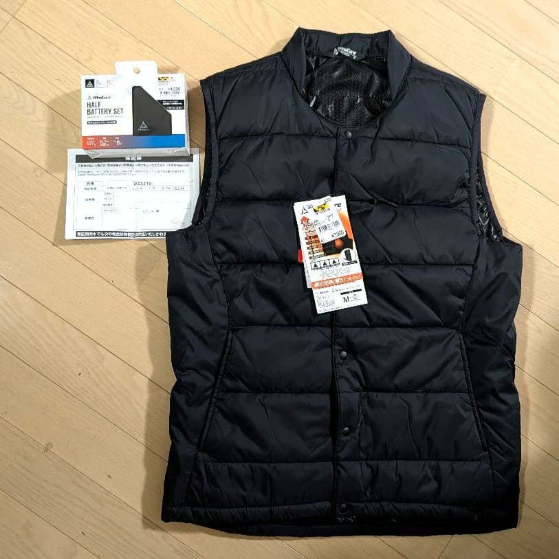 新品 NEWモデル ワークマン ウィンドコア ヒーターインナーベスト バッテリー