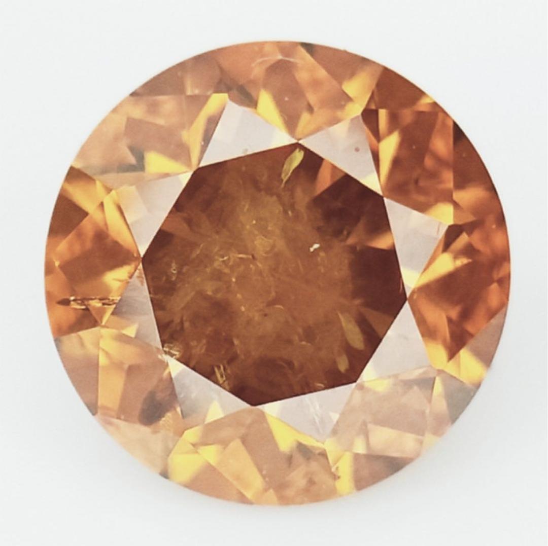 プチプラ！ファンシーカラーダイヤモンド0.48ctラウンド