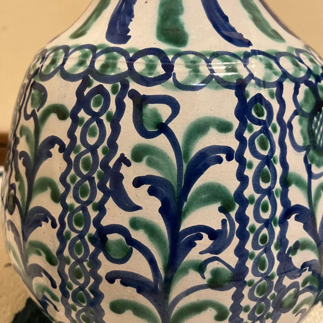 グラナダ焼き　手書き　陶器