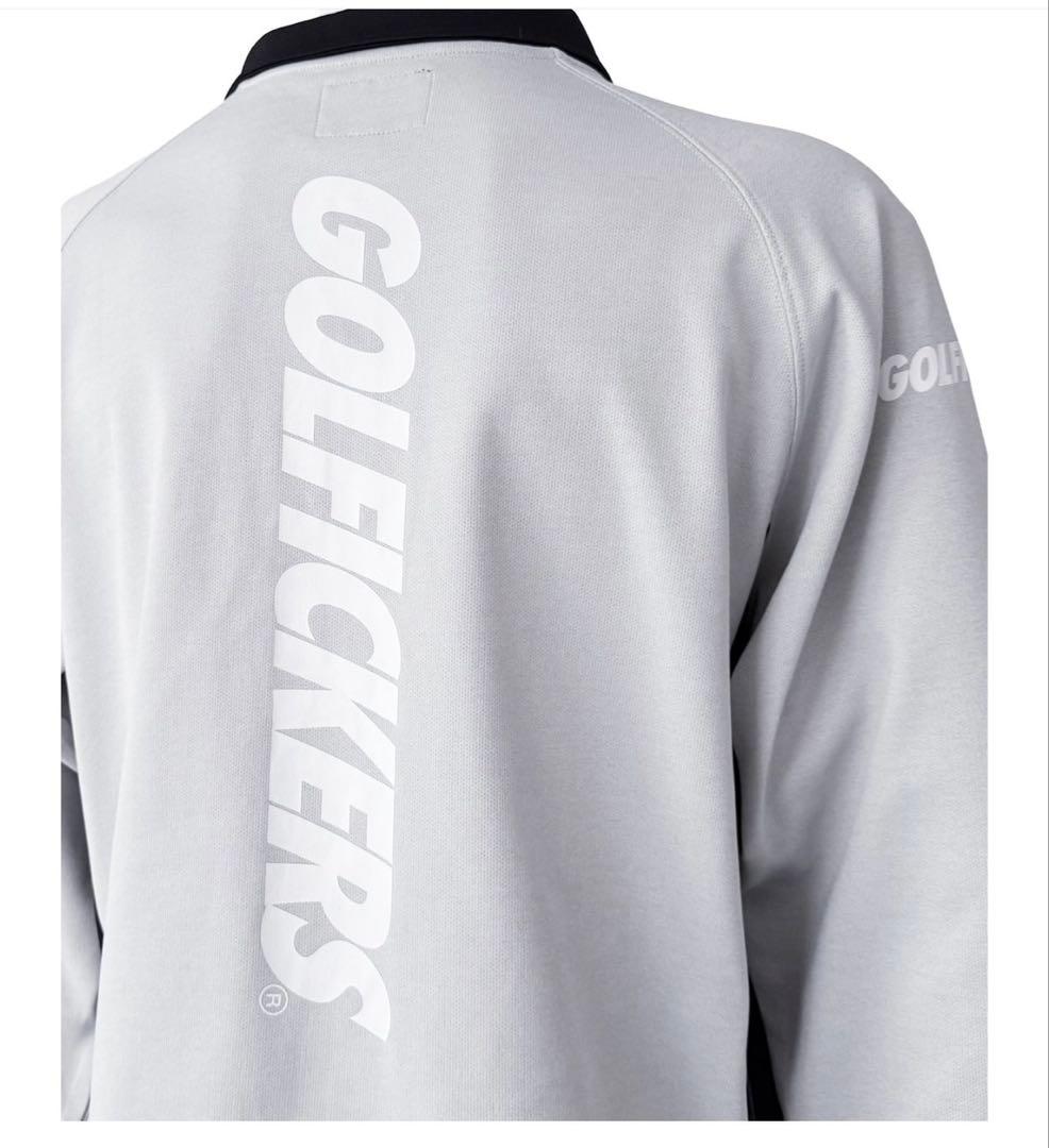 新品 golfickers ゴルフィッカーズ ロングスリーブジップシャツ グレー
