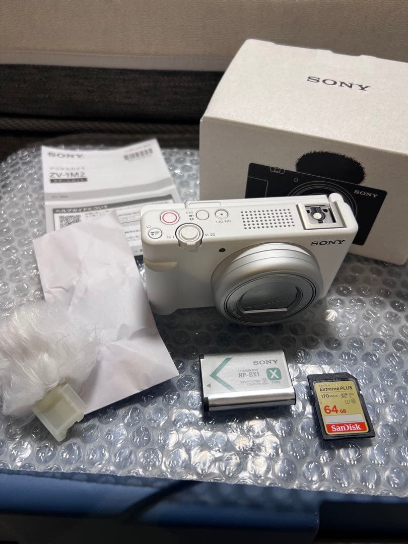SONY VLOGCAM ZV-1M2 SDカード・バッテリー