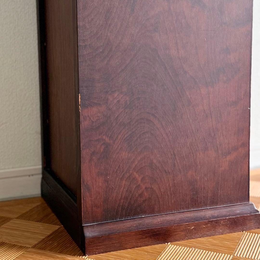 SNT1296 北海道民芸家具 神居民芸 樺材 無垢 引き出し 小箪笥 6段