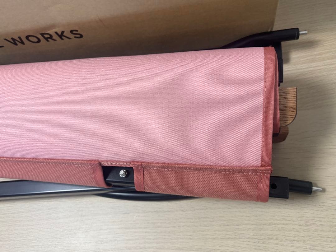 ２脚セット　MINIMAL WORKS LIFE CHAIR B ピンクサンド