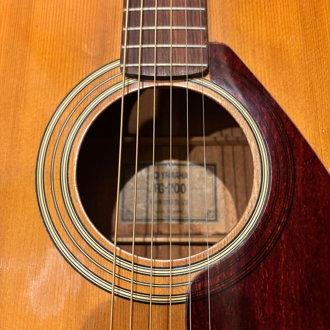YAMAHA FG-200 グリーンラベル　ハードケース付き　ヴィンテージアコギ