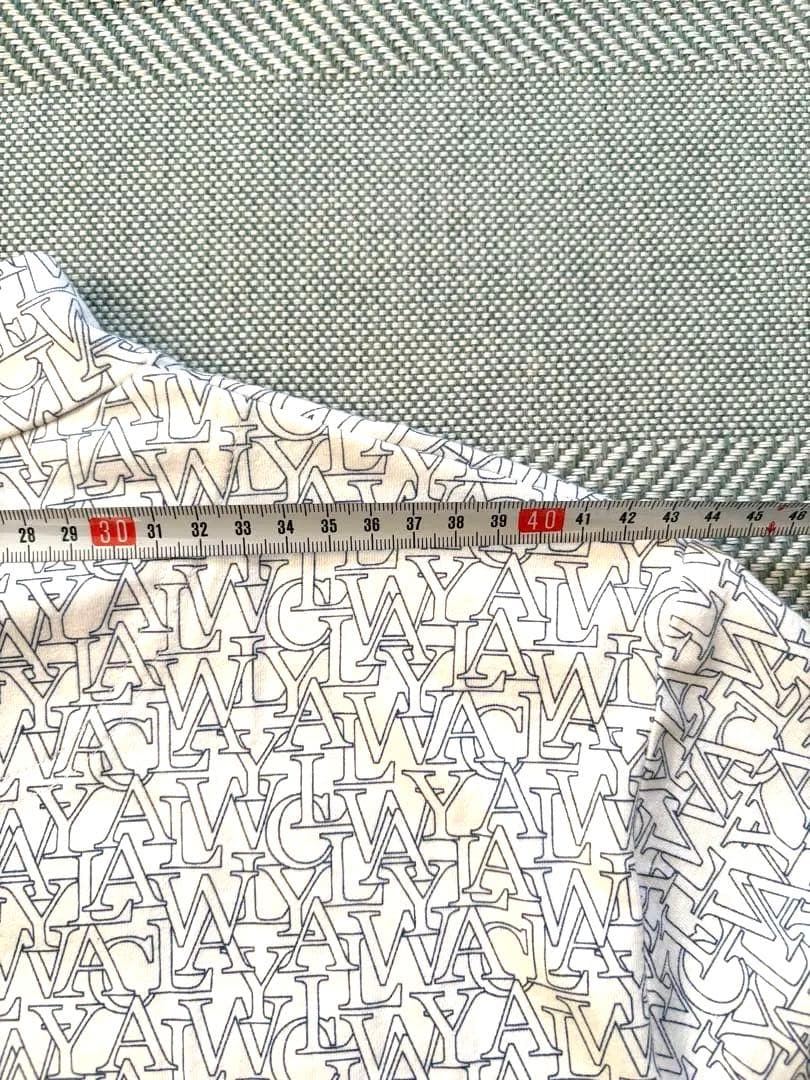 【新品】Callaway 長袖シャツ ホワイト/グレー　モックネック