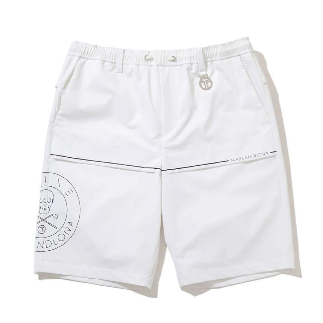 新品 ★ MARK&LONA ショーツ マーク＆ロナ ハーフパンツ 白