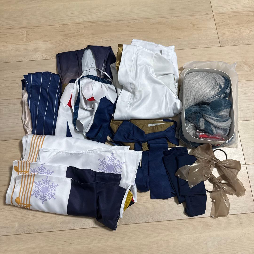 2018雪ミク 初音ミク タンチョウ巫女Verコスプレ衣装 ウィッグ付き