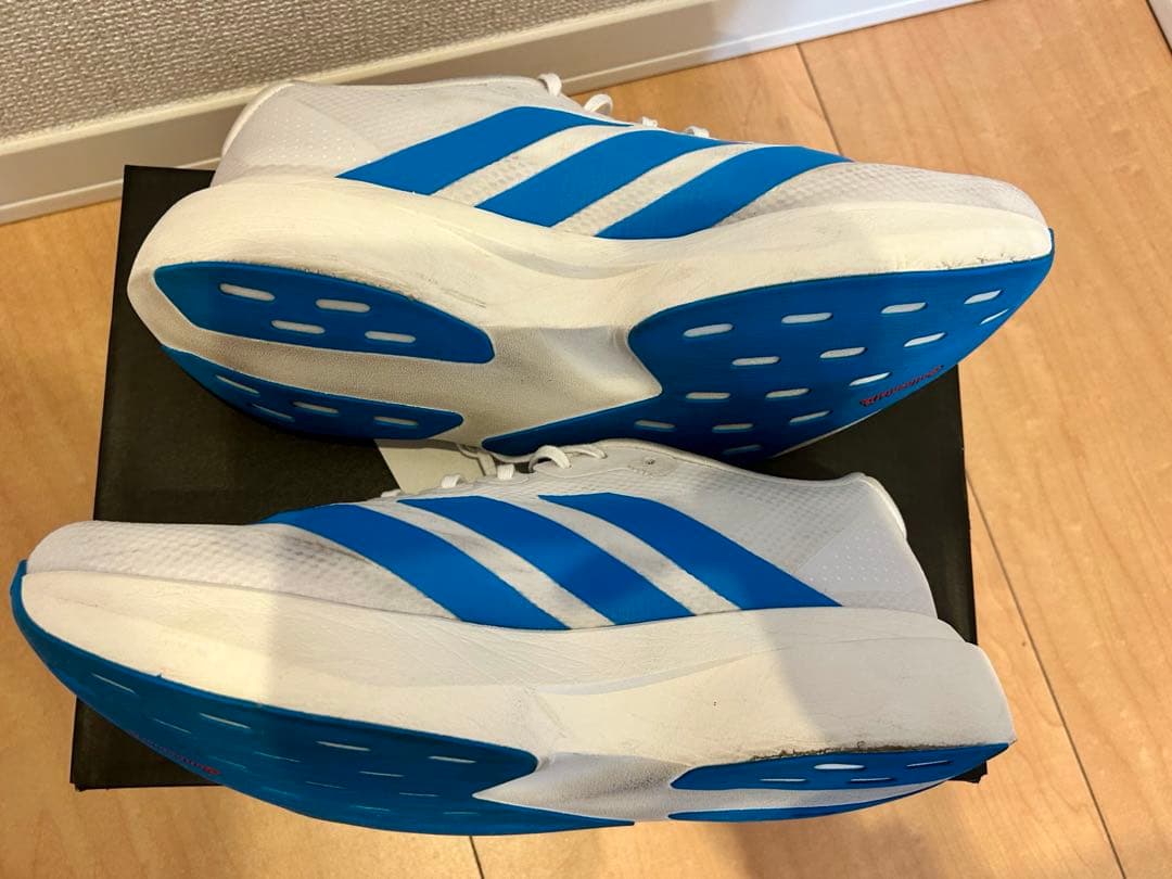 adidas EVO SL WOVEN M 27.5cm ホワイト/ブルー