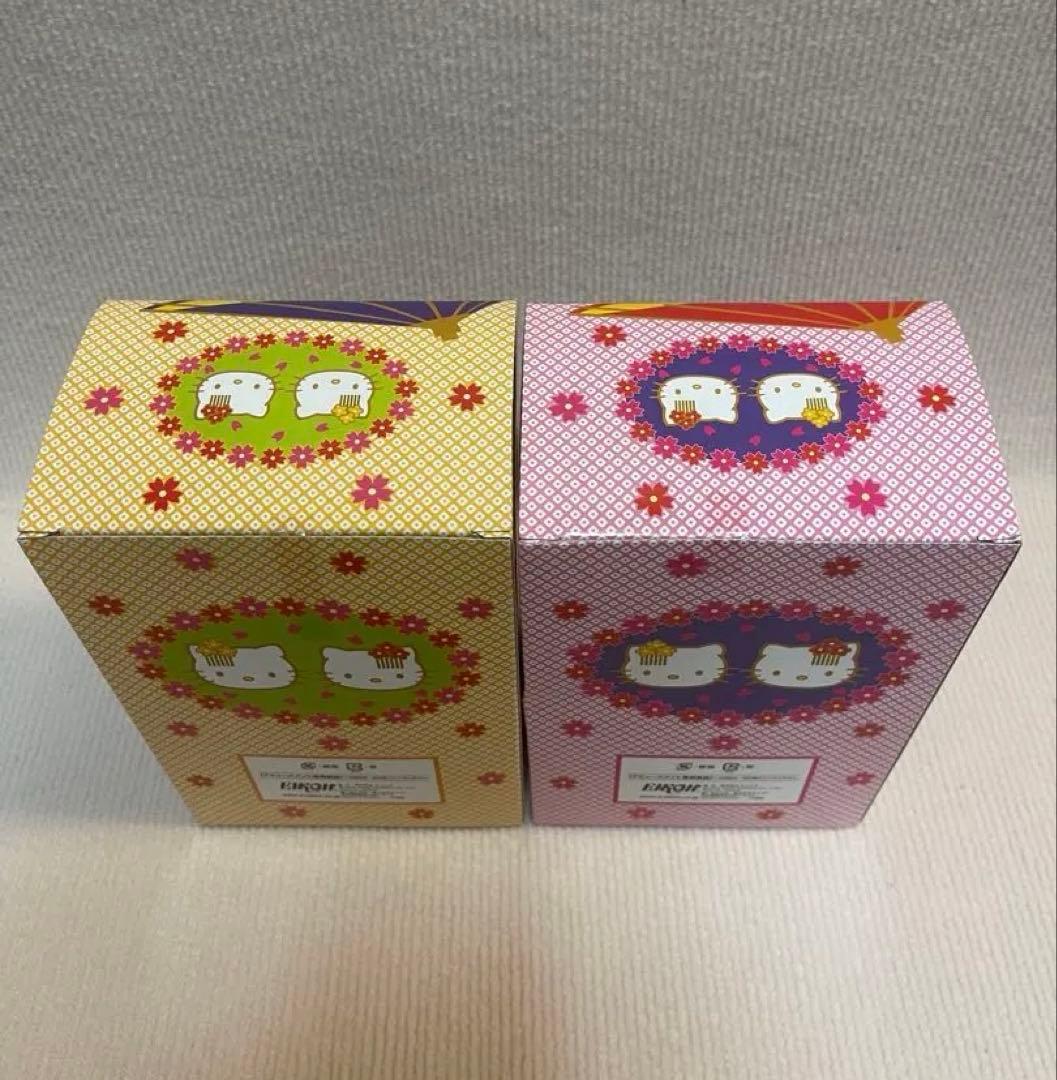 未開封極美品☆ハローキティ 舞妓ドール 着物 ぬいぐるみ 2体