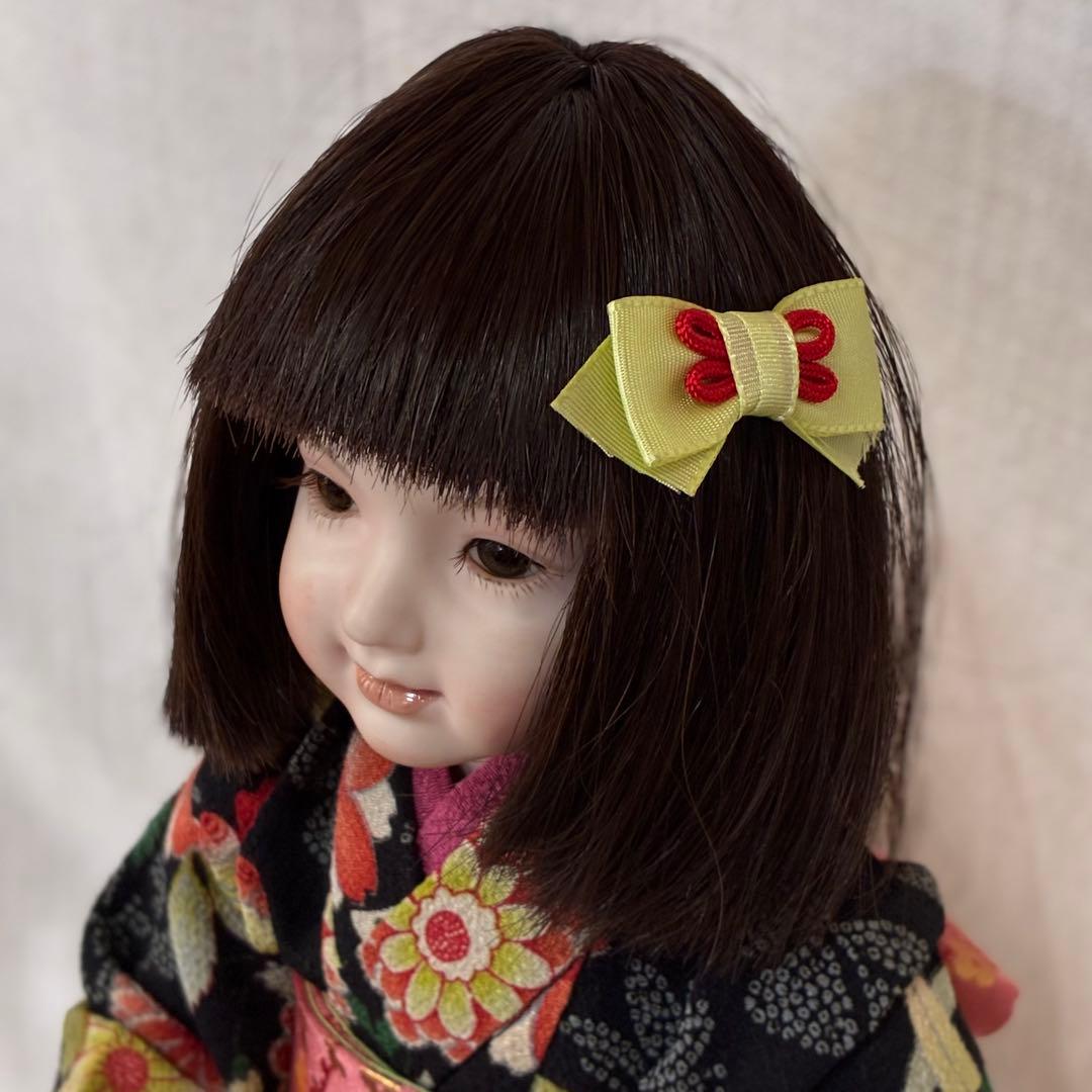 三輪輝子　市松人形