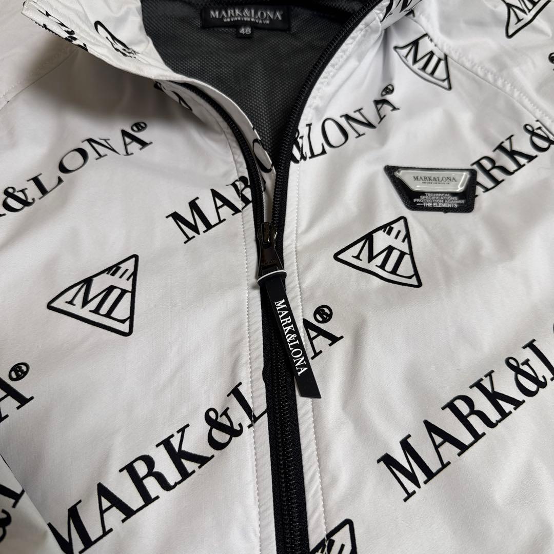 MARK&LONA ロゴプリントジャケット 48