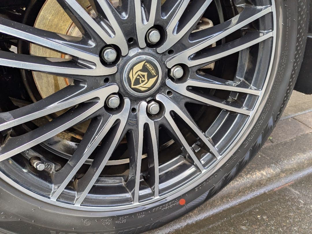 [美品] RiZLEY weds製 17インチ ホイールセット