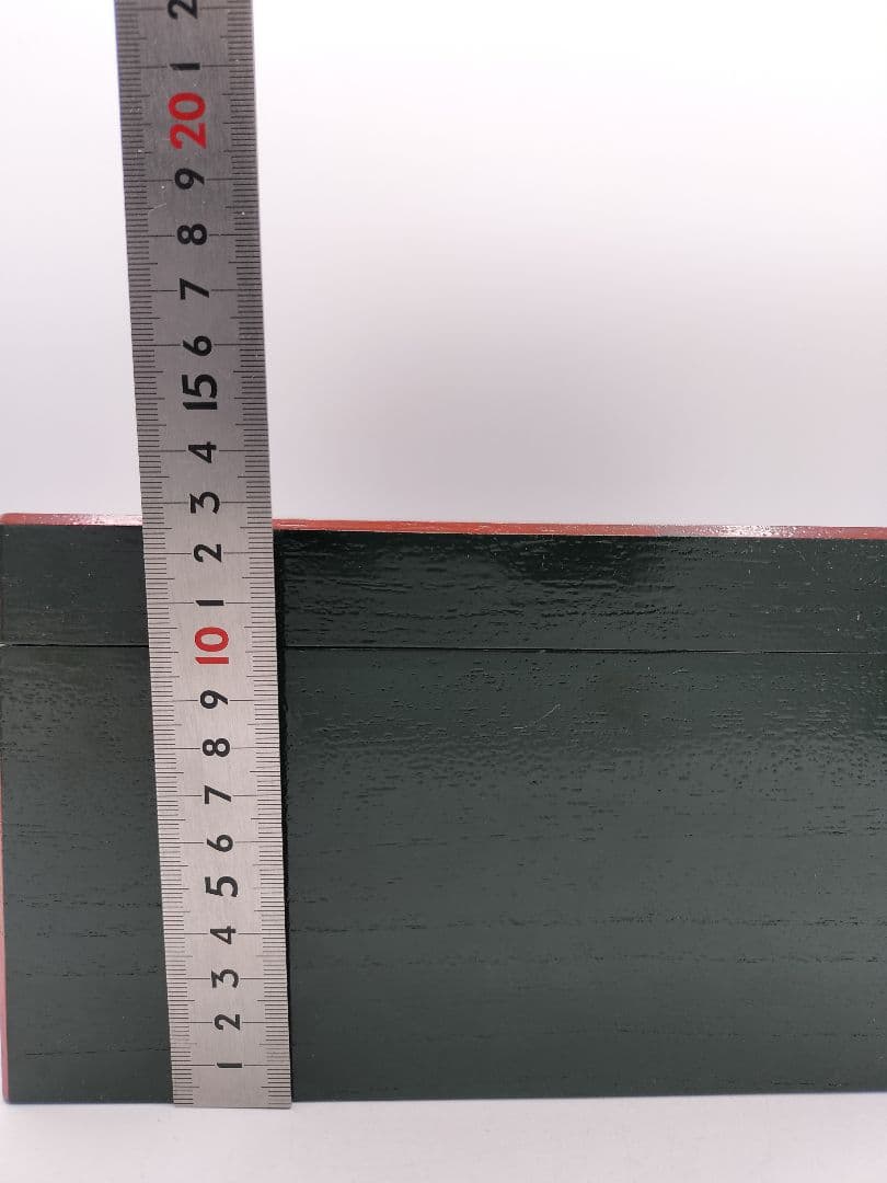 c861 茶箱 青漆 爪紅 紙箱 茶道具 古物