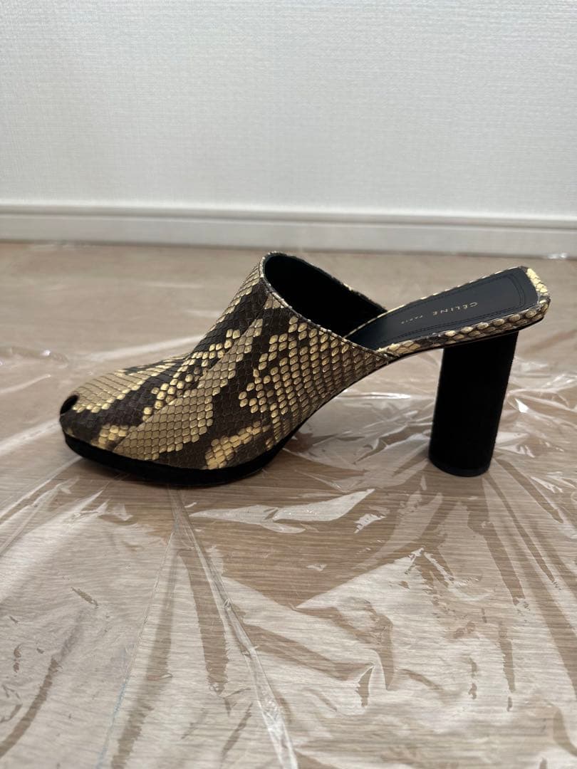 CELINE セリーヌ パイソン ミュール フィービー 38.5