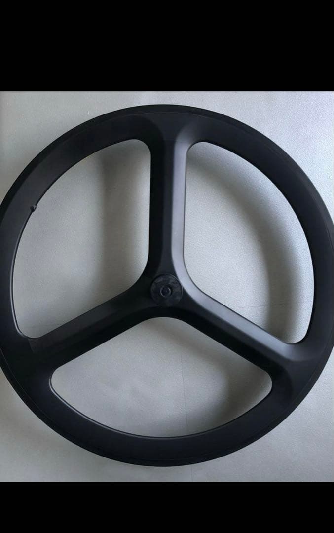 新品 カーボン バトンホイール フロント ピスト